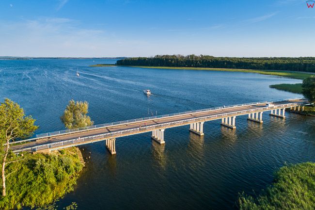 Sztynort, Most Sztynorcki laczacy Jezioro Kirsajty i  Dargin, EU, PL, warm-maz